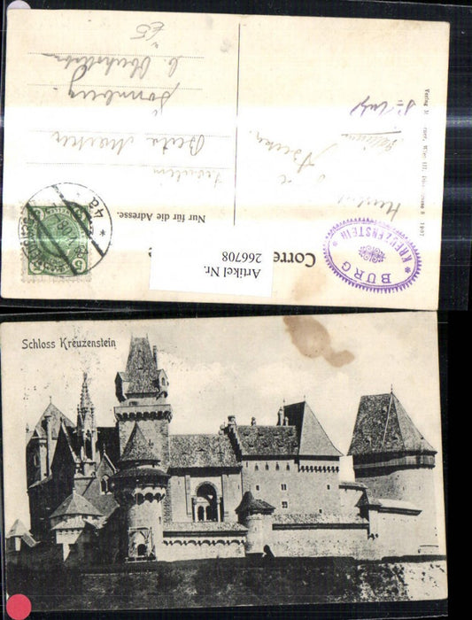 266708,Leobendorf Burg Kreuzenstein