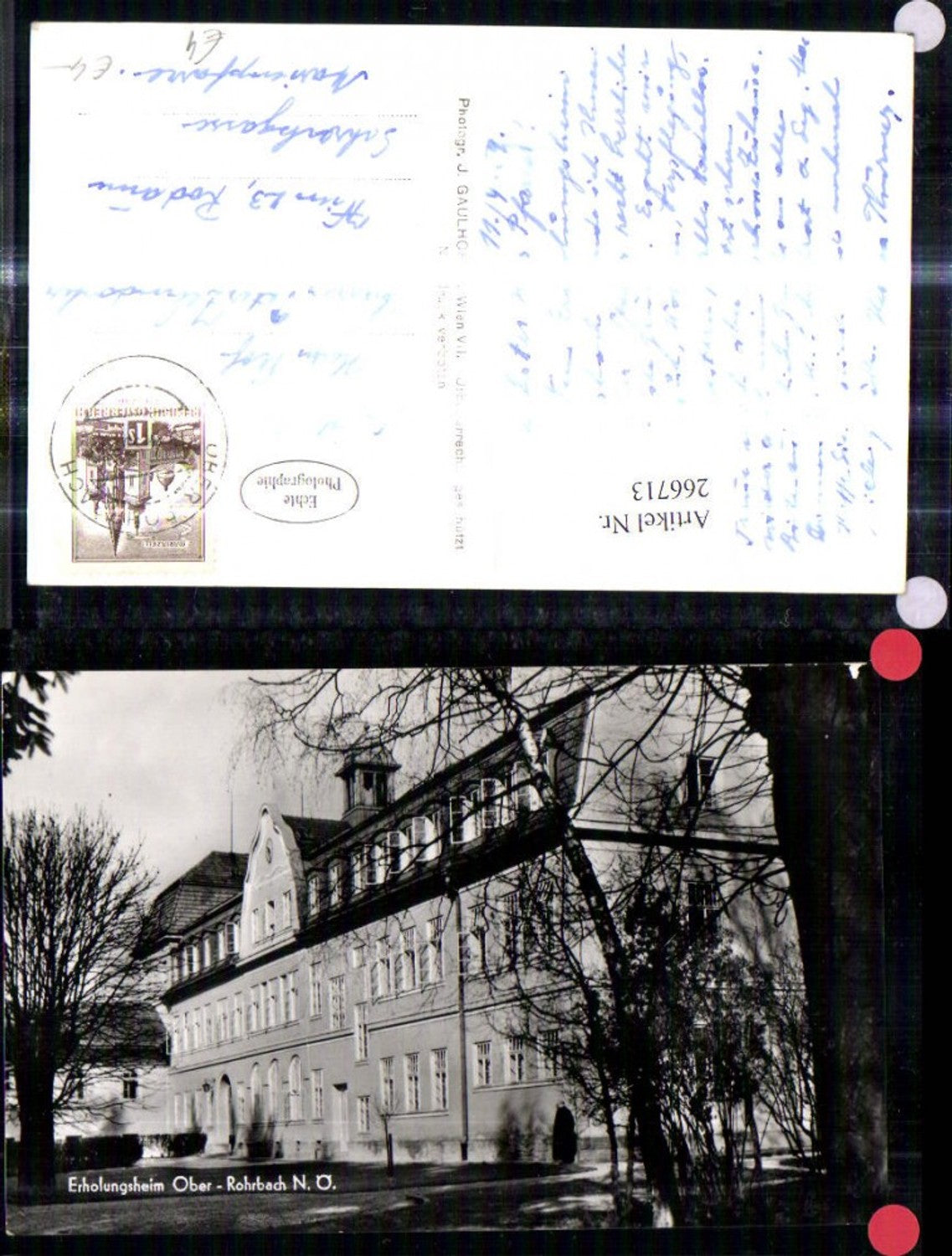 266713,Foto Ak Ober Rohrbach Oberrohrbach b. Leobendorf