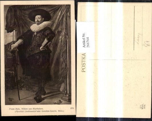 266764,Künstler Ak Frans Hals Willem van Heythuisen Portrait Adel pub J. Löwy Wien 279