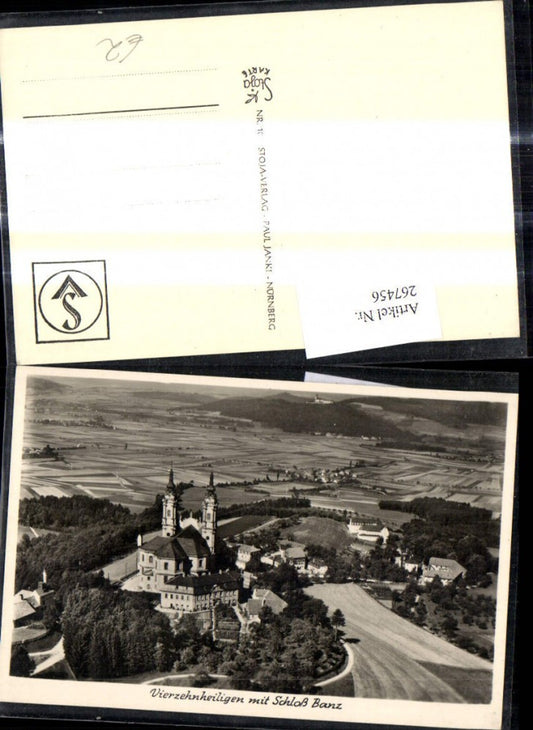 267456,Vierzehnheiligen m. Schloss Banz