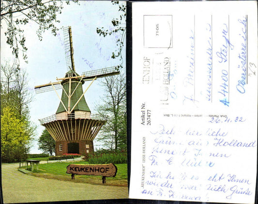 267477,Windmühle Keukenhof Lisse Holland