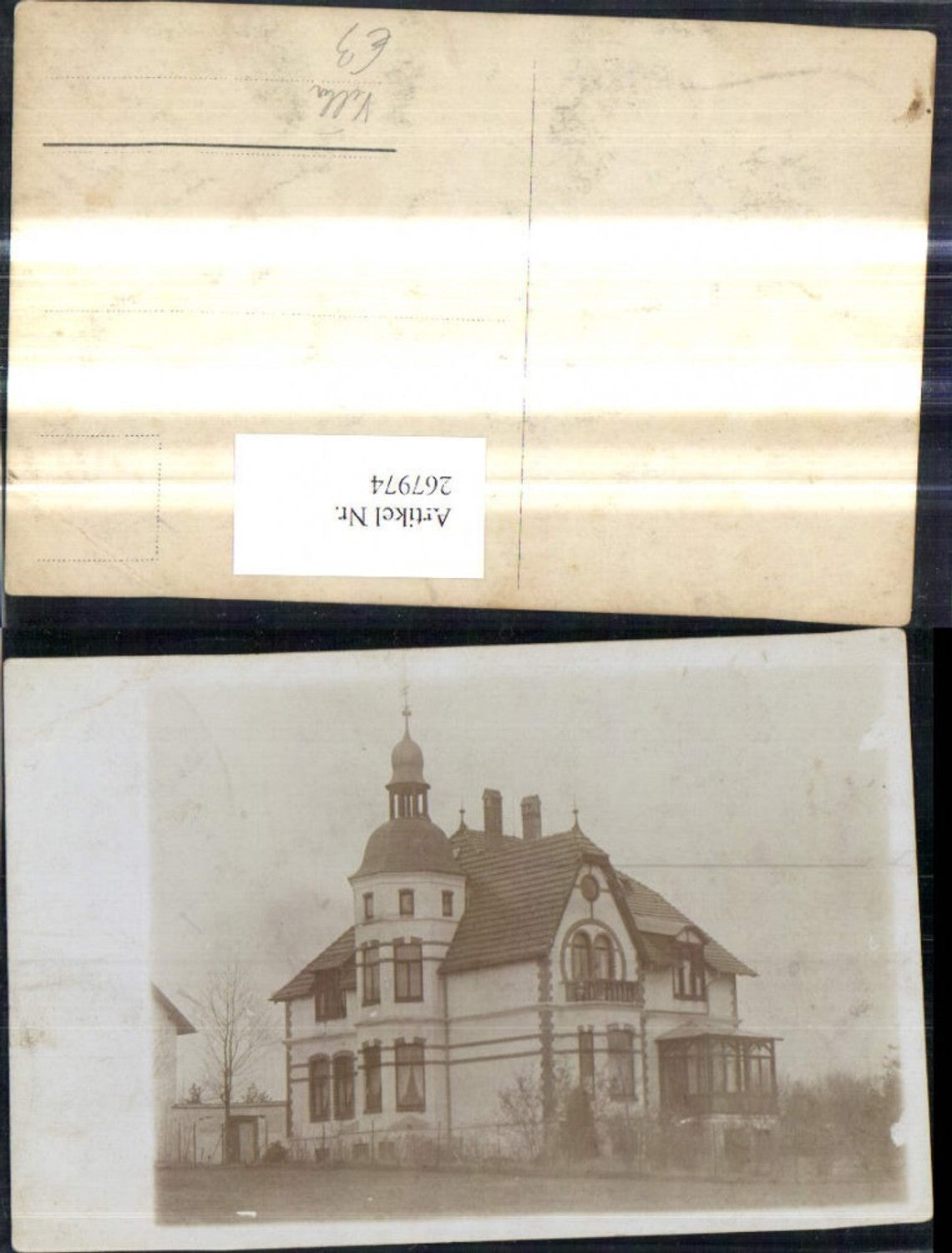 267974,Foto Ak Schloss Villa