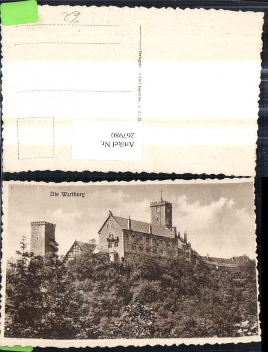 267980,Die Wartburg Burg Eisenach
