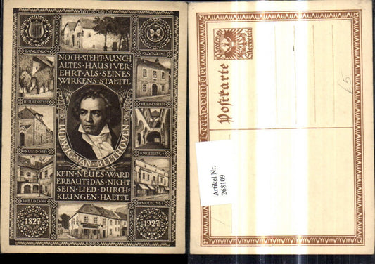 268109,Mehrbild Ak Ludwig van Beethoven Komponist Heiligenstadt Mödling Baden