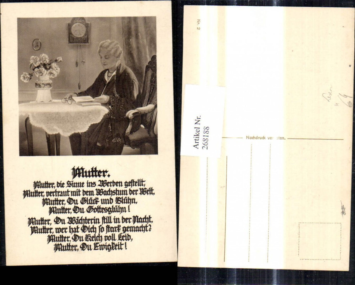 268188,Frau Mutter liest Buch Uhr Pendeluhr Lesen Text