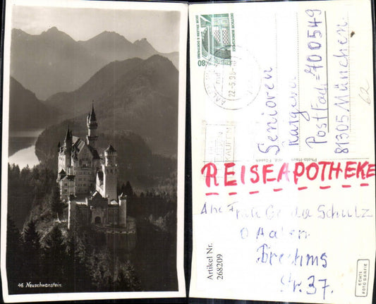268209,Foto Ak Schloss Neuschwanstein