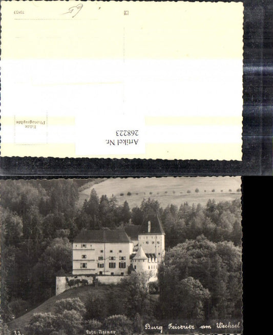 268223,Foto Ak Burg Feistritz a. Wechsel