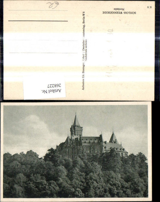 268227,Schloss Wernigerode Nordseite