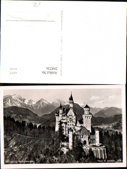 268236,Foto Ak Schloss Köngisburg Neuschwanstein