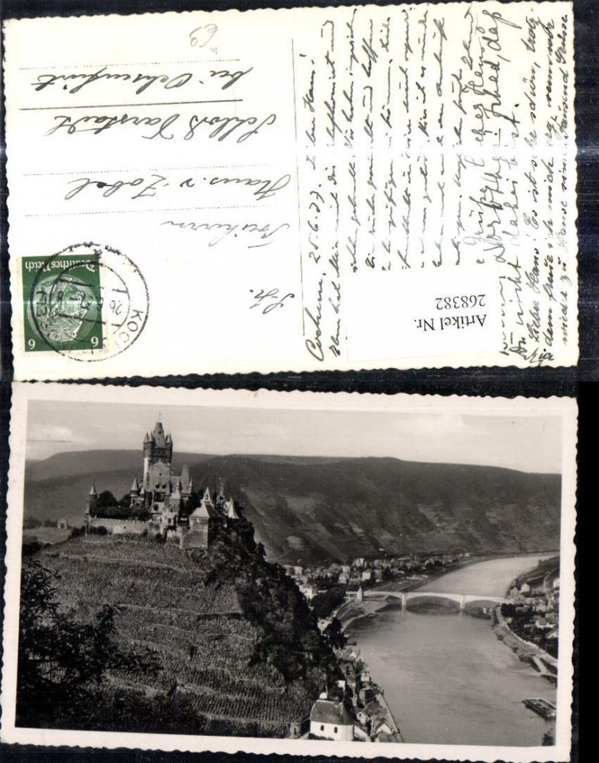 268382,Foto Ak Burg Reichsburg Cochem
