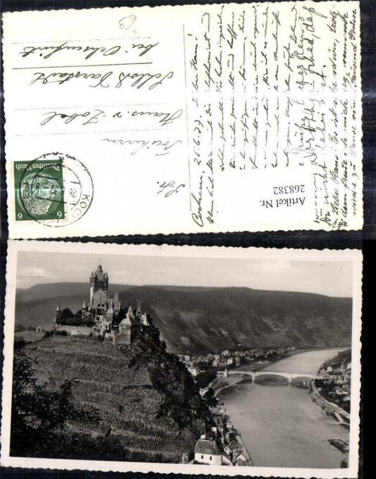268382,Foto Ak Burg Reichsburg Cochem