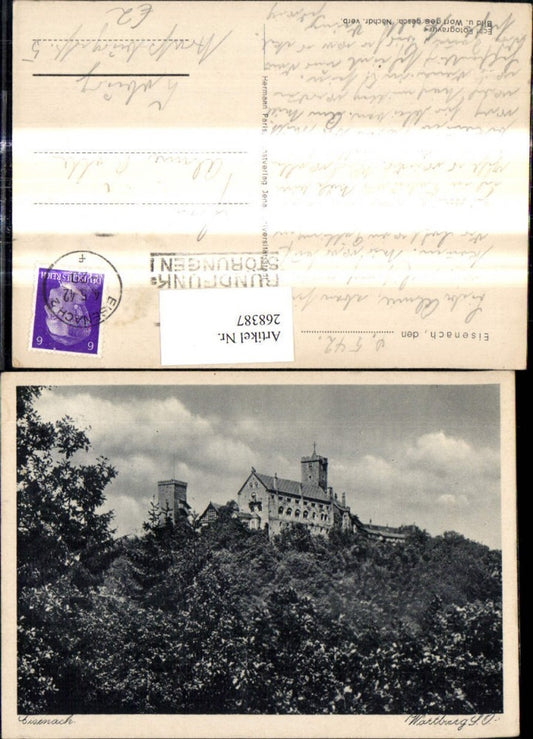 268387,Eisenach Wartburg Burg Südostseite