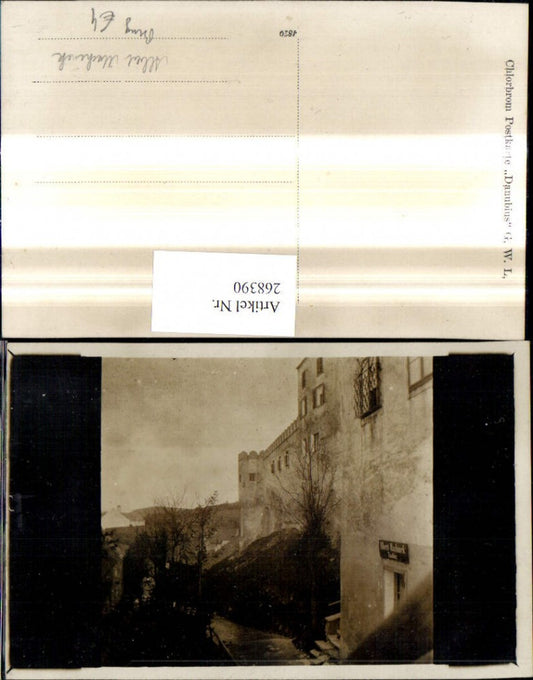 268390,Foto Ak Albert Machinek Tischler Burg Schloss