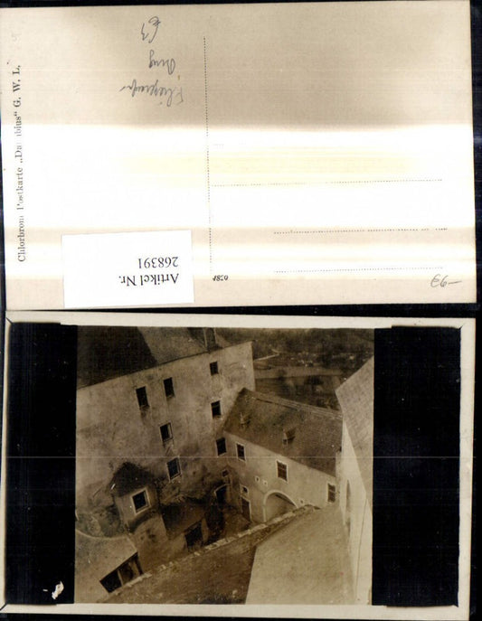 268391,Burg Innenhof Ansicht a. Luft Fliegeraufnahme