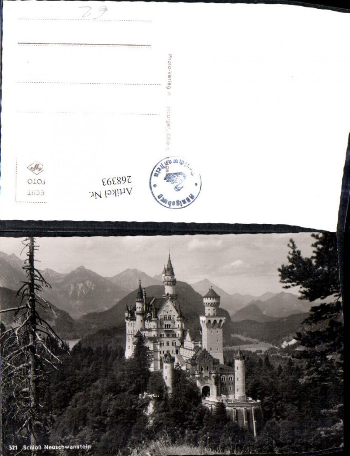 268393,Foto Ak Königsburg Neuschwanstein Schloss
