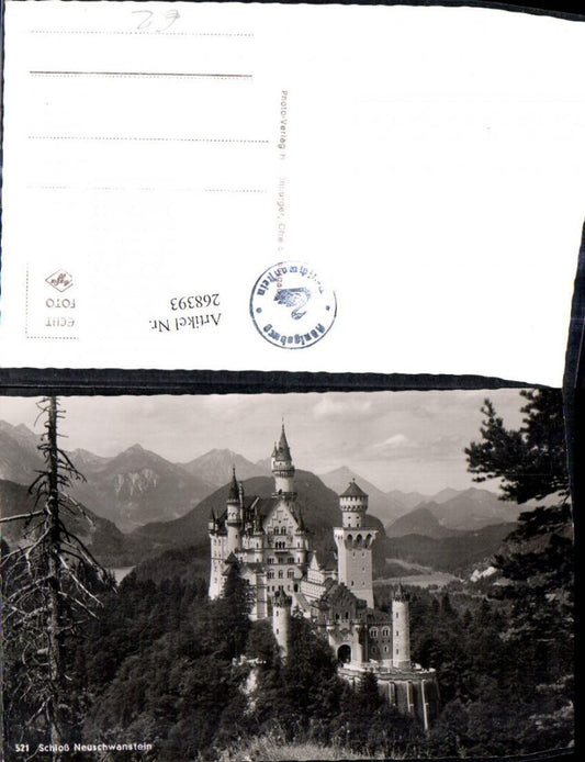 268393,Foto Ak Königsburg Neuschwanstein Schloss