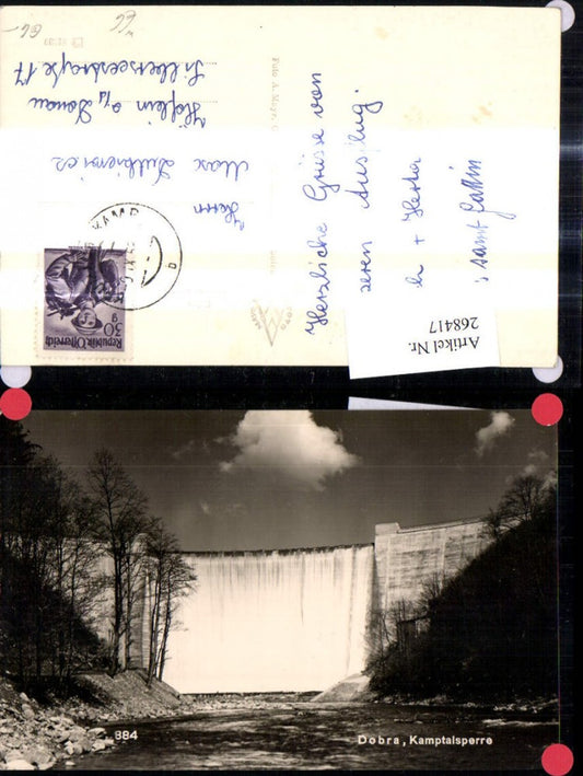 268417,Foto Ak Dobra Kamptalsperre Talsperre Ottenstein