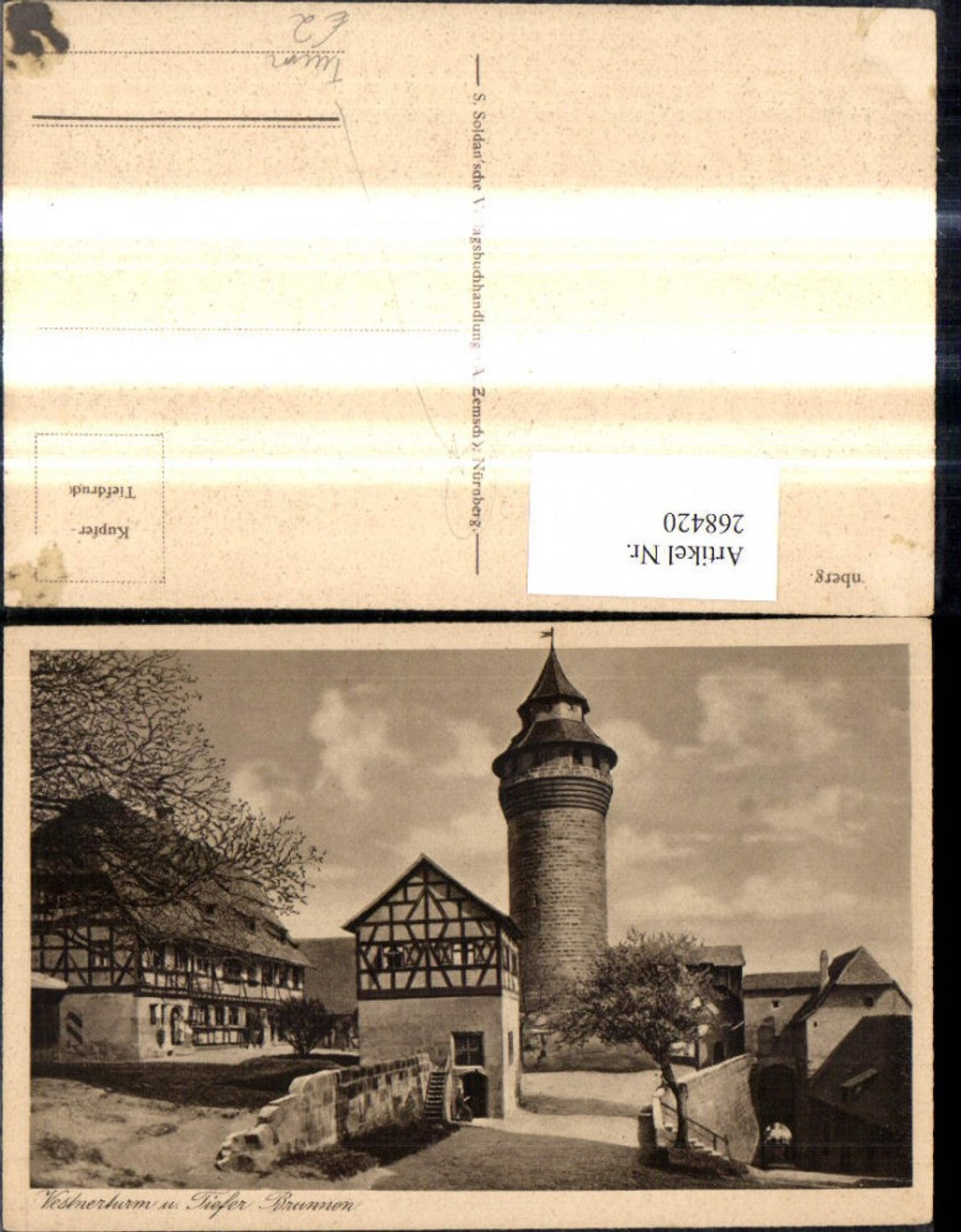 268420,Vestnerturm u. Tiefer Brunnen Turm Wasserturm