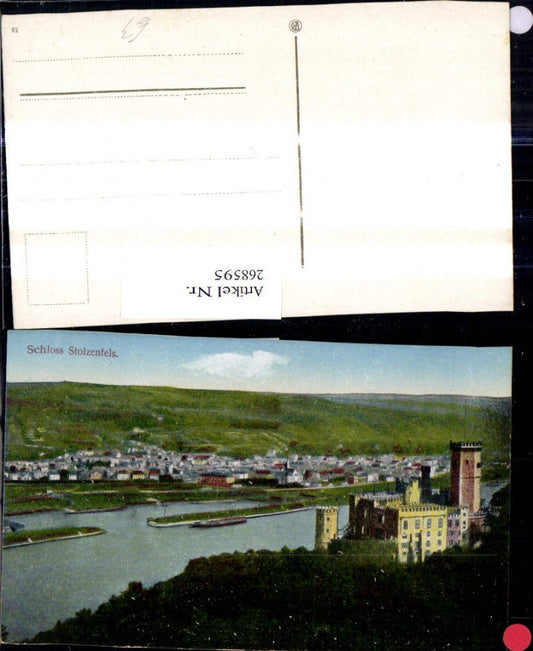 268595,Schloss Stolzenfels b. Koblenz