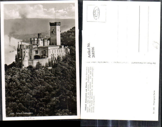 268596,Foto Ak Schloss Stolzenfels a. Rhein Koblenz