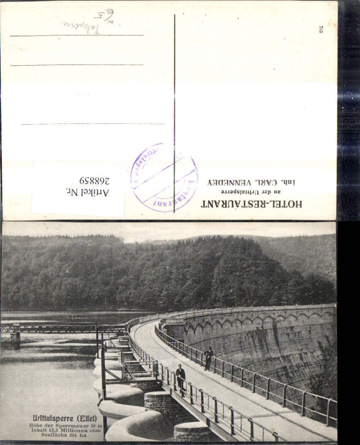 268859,Urfttalsperre Eifel Sperrmauer Talsperre Schleiden Heimbach