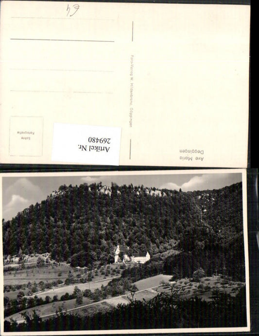 269480, Deggingen Ave Maria Church Monastery Mountain scenery