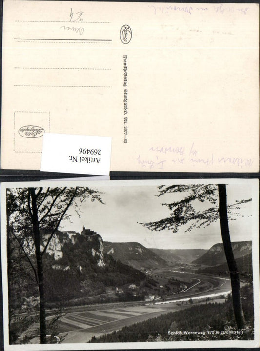 269496, Beuron Totale Schloss Werenwag