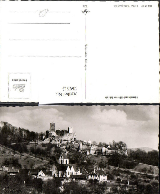 269513, Rötteln Total with Rötteln Castle