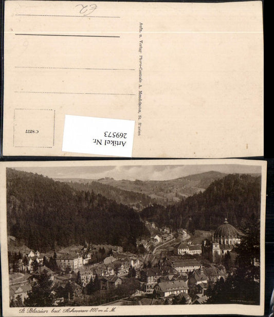 269573, St. Blasien Black Forest Total with monastery