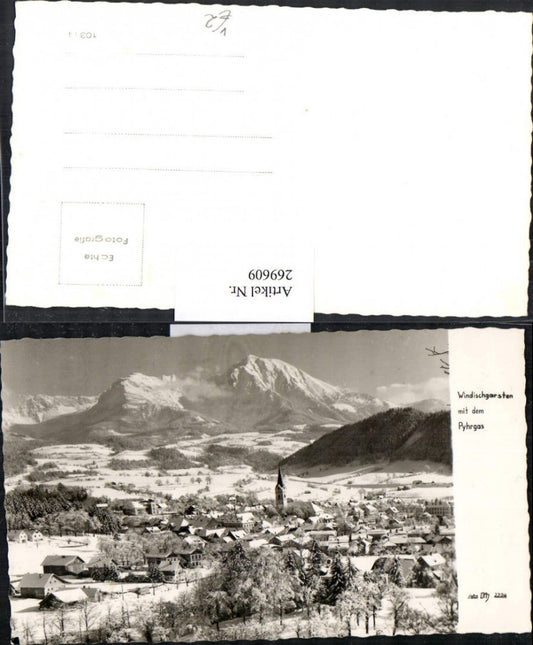 269609,Windischgarsten Totale m. Pyhrgas Winterbild pub Foto Oth 2224