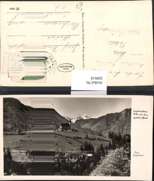 269618,Frauenstein m. d. Gr. Priel Wallfahrtskirche Kirche pub Foto Oth 931