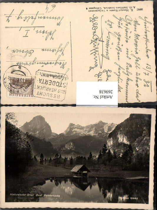 269638,Hinterstoder Polsterlucke Oberdonau Seehäuschen