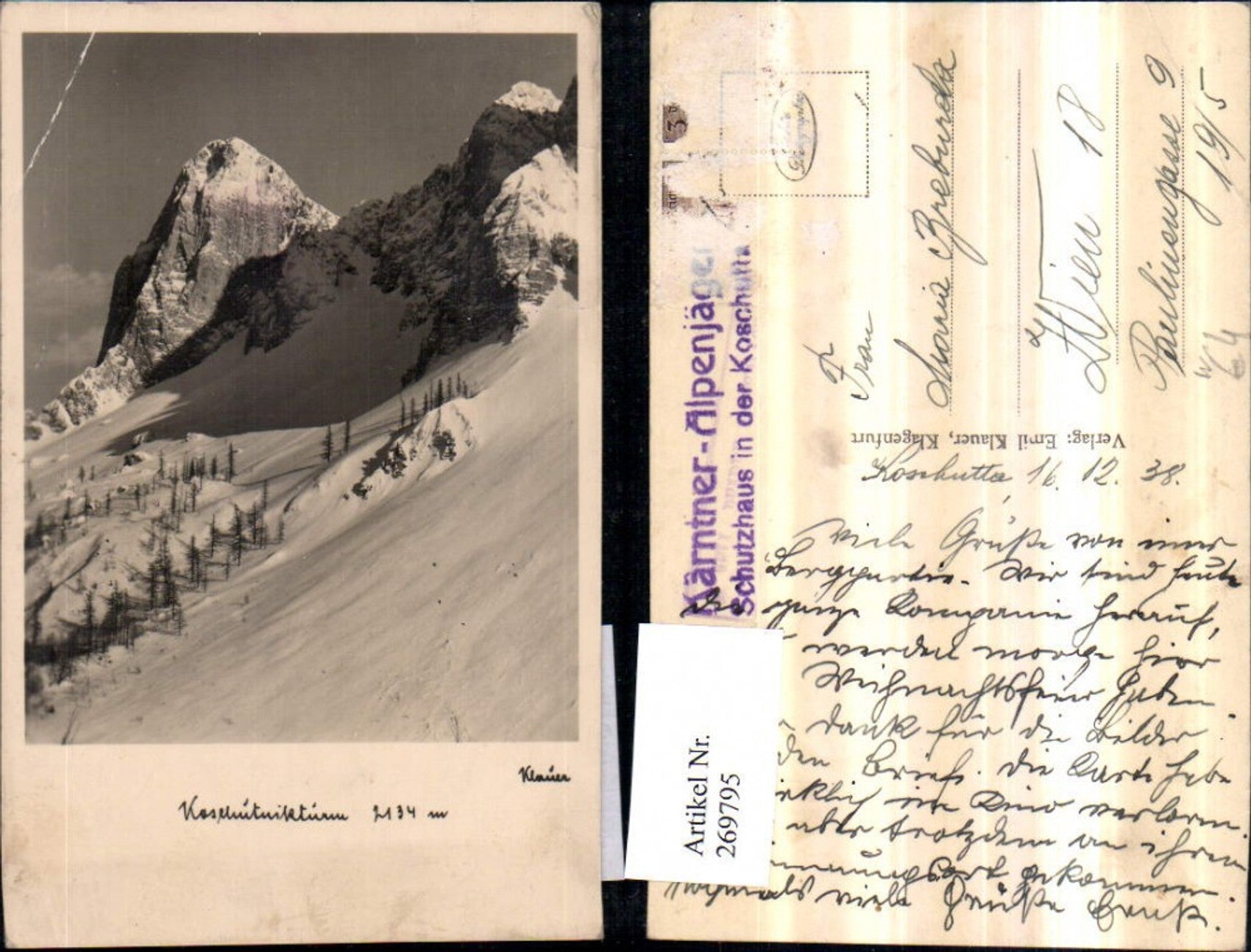 Alte Ansichtskarte – Old Postcard