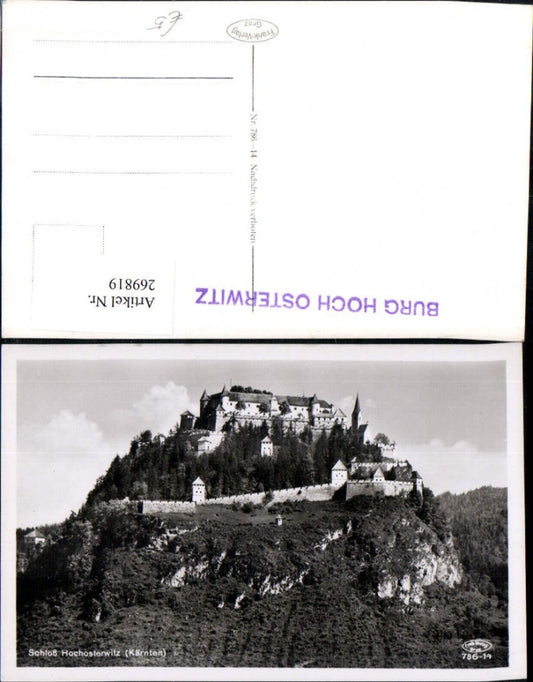 269819,Schloss Burg Hochosterwitz b. St. Veit an d. Glan