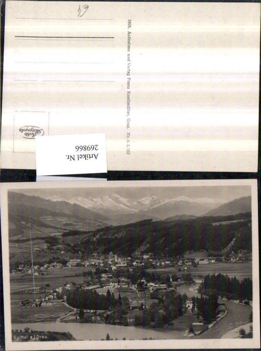 269866,Spittal an d. Drau Totale Bergkulisse