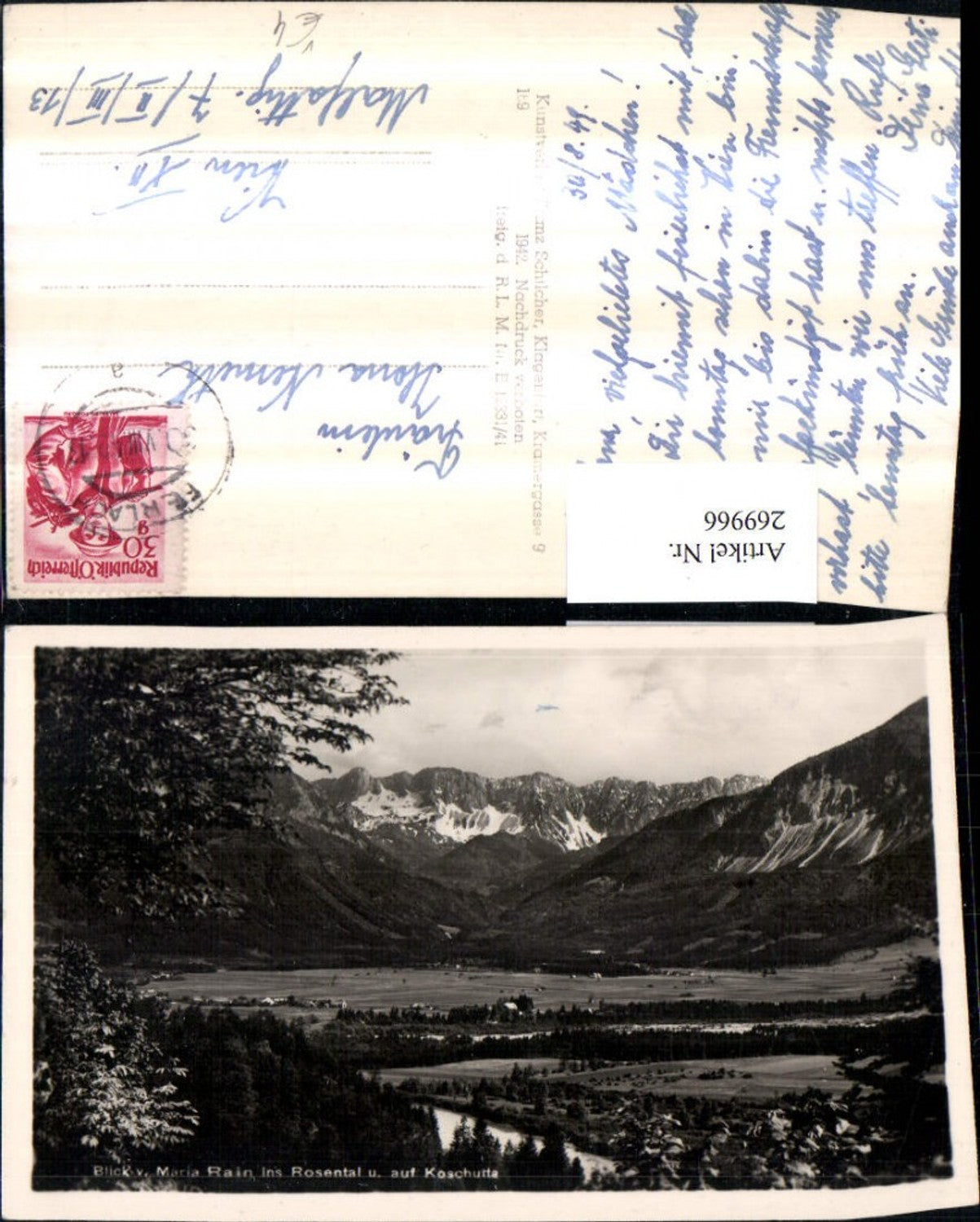 Alte Ansichtskarte – Old Postcard