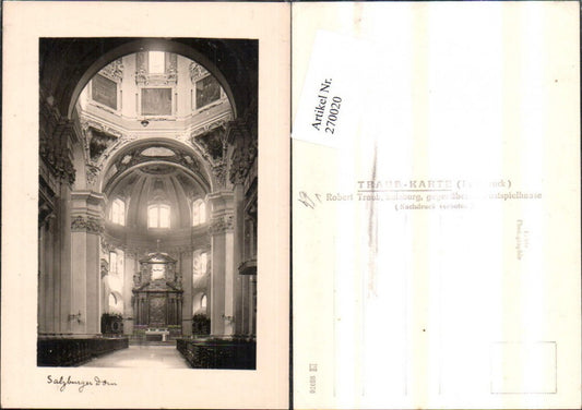 270020,Salzburg Dom Innenansicht pub Robert Traub