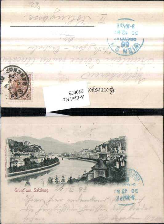 270075,Gruß aus Salzburg Totale pub Stengel u. Co 1380