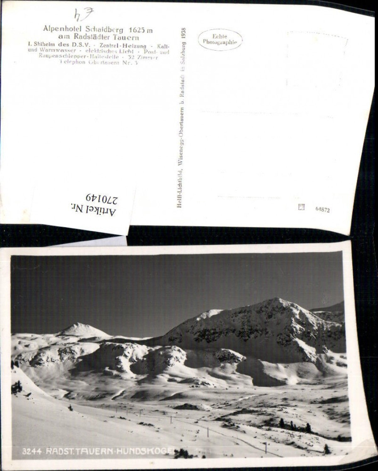 Alte Ansichtskarte – Old Postcard