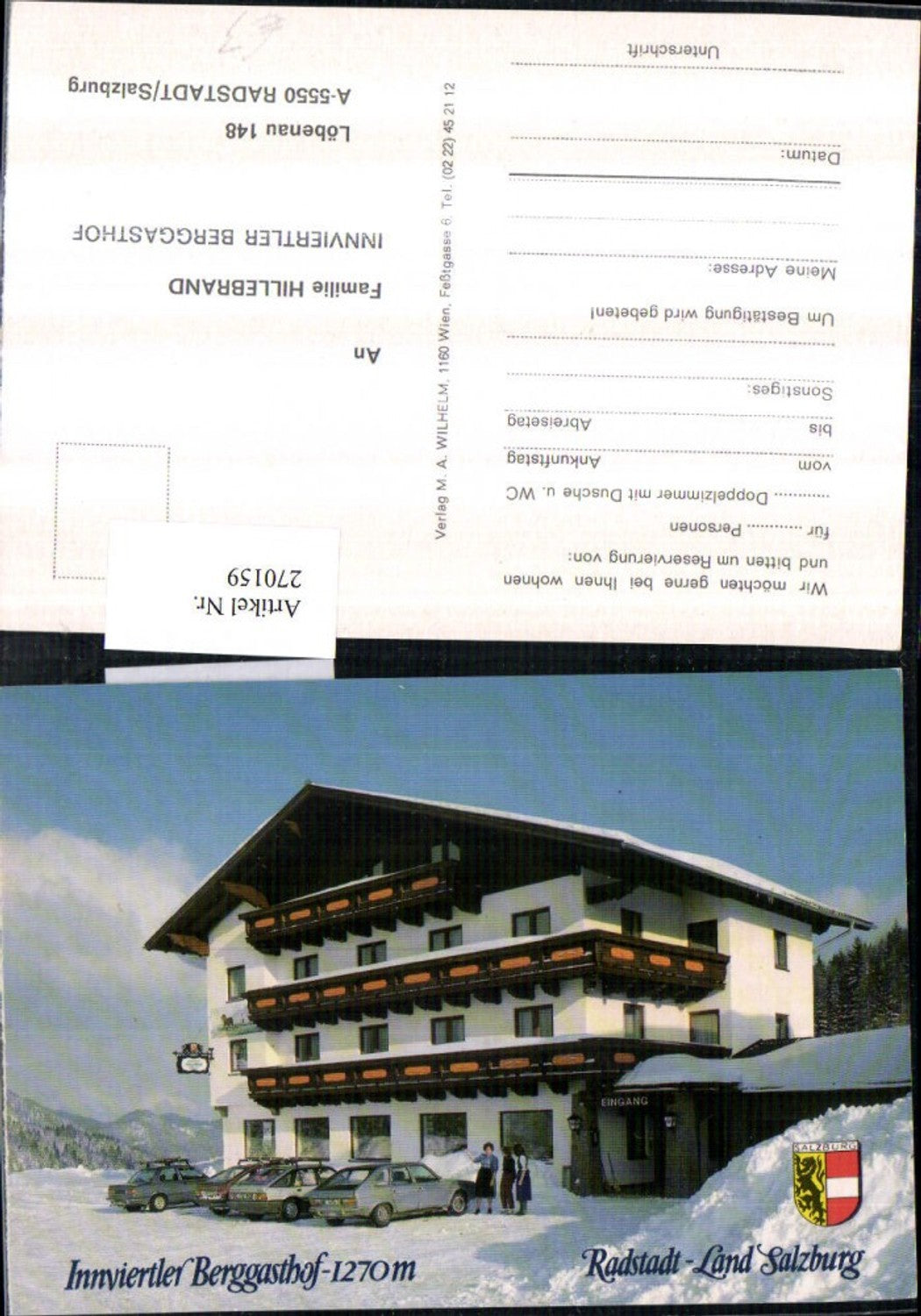 Alte Ansichtskarte – Old Postcard
