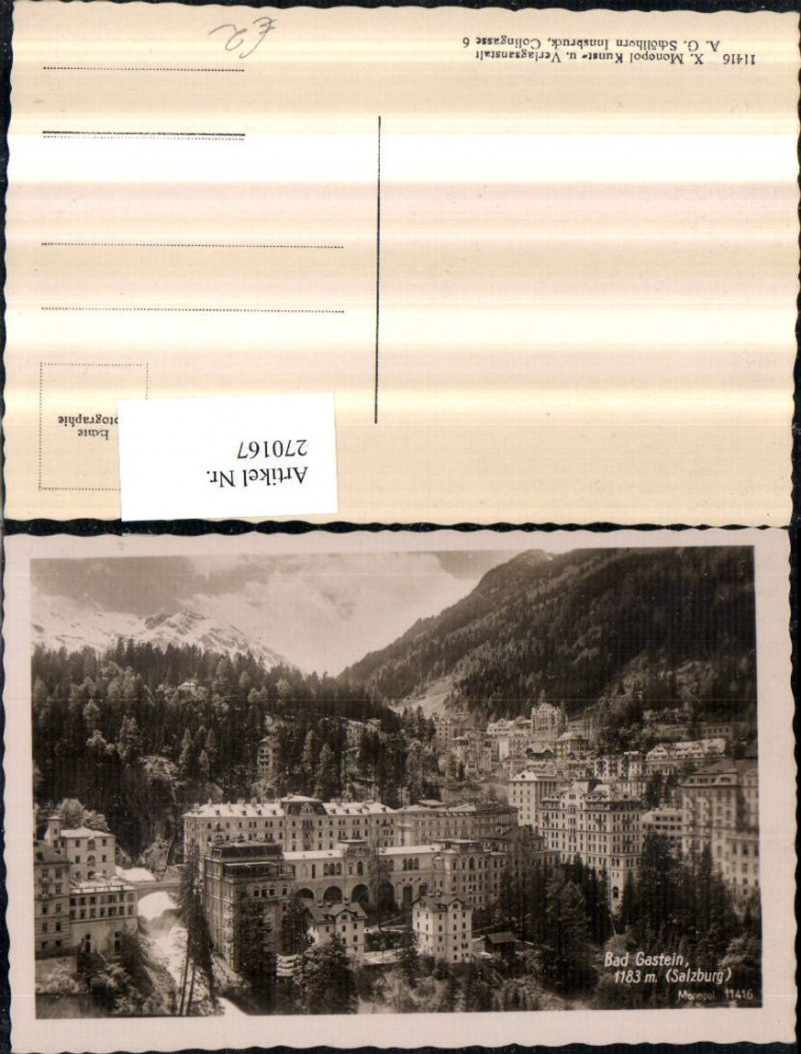Alte Ansichtskarte – Old Postcard