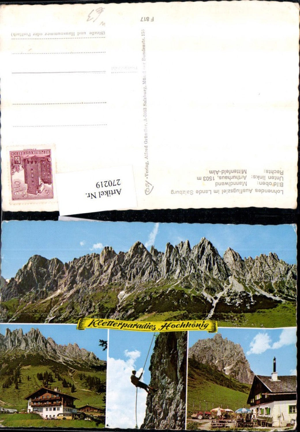 Alte Ansichtskarte – Old Postcard