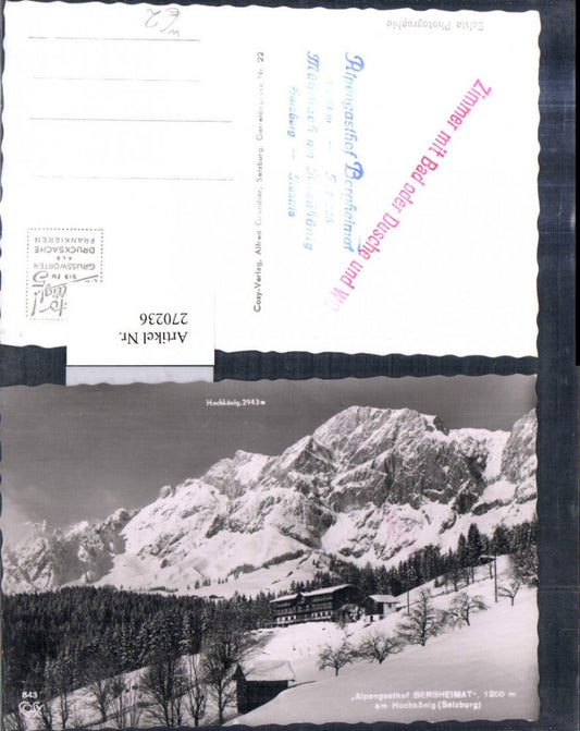 Alte Ansichtskarte – Old Postcard