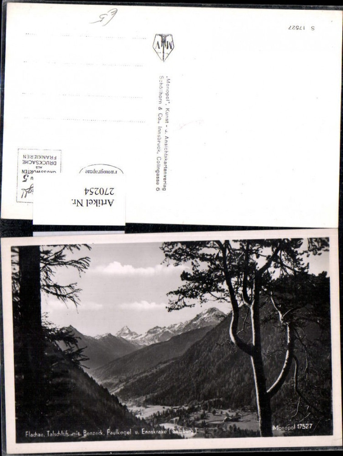 Alte Ansichtskarte – Old Postcard