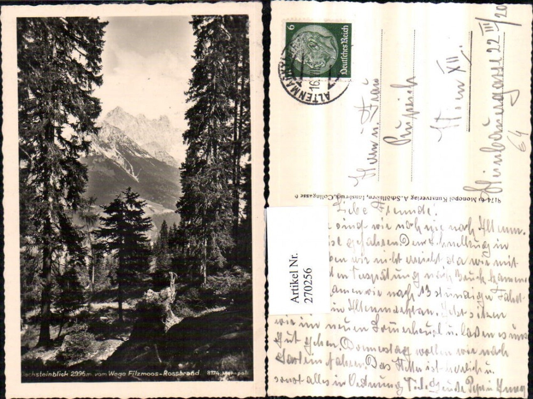 Alte Ansichtskarte – Old Postcard