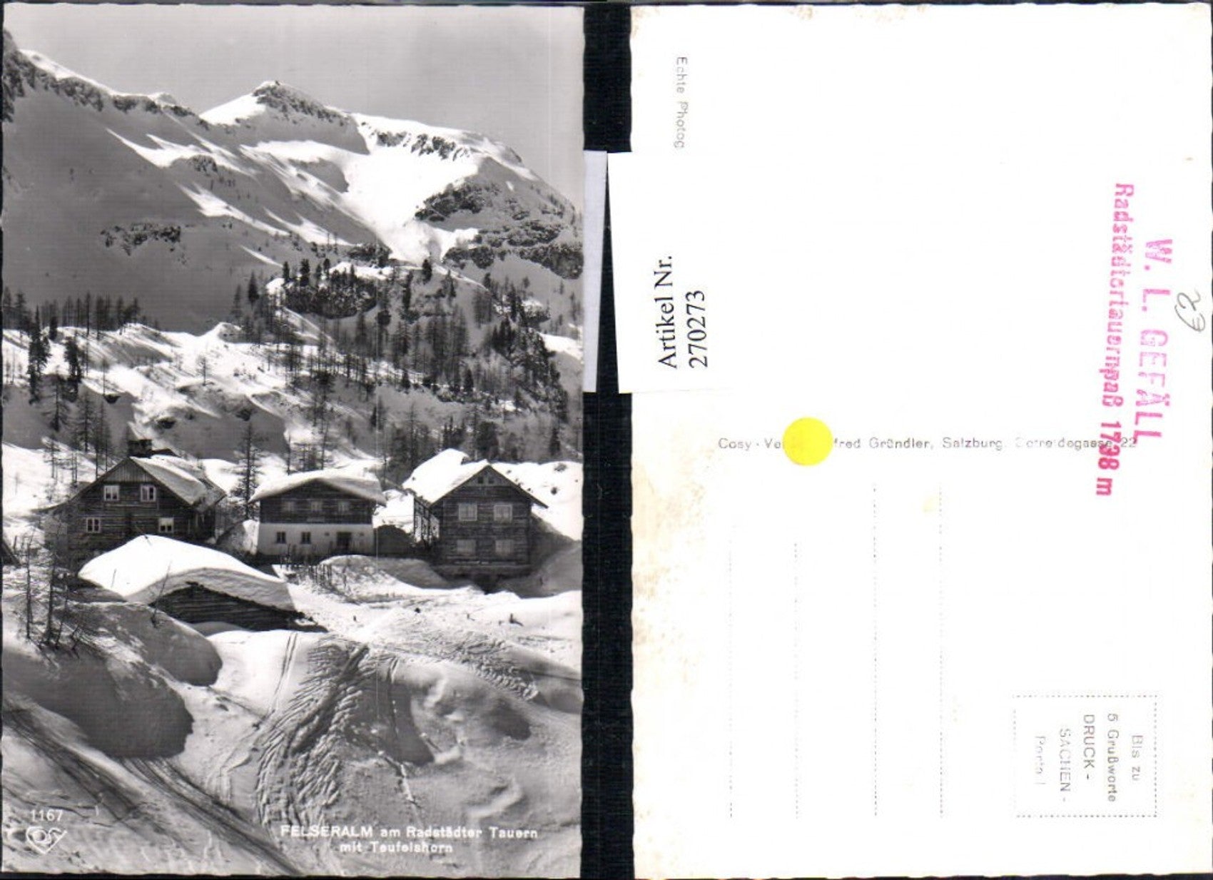 Alte Ansichtskarte – Old Postcard