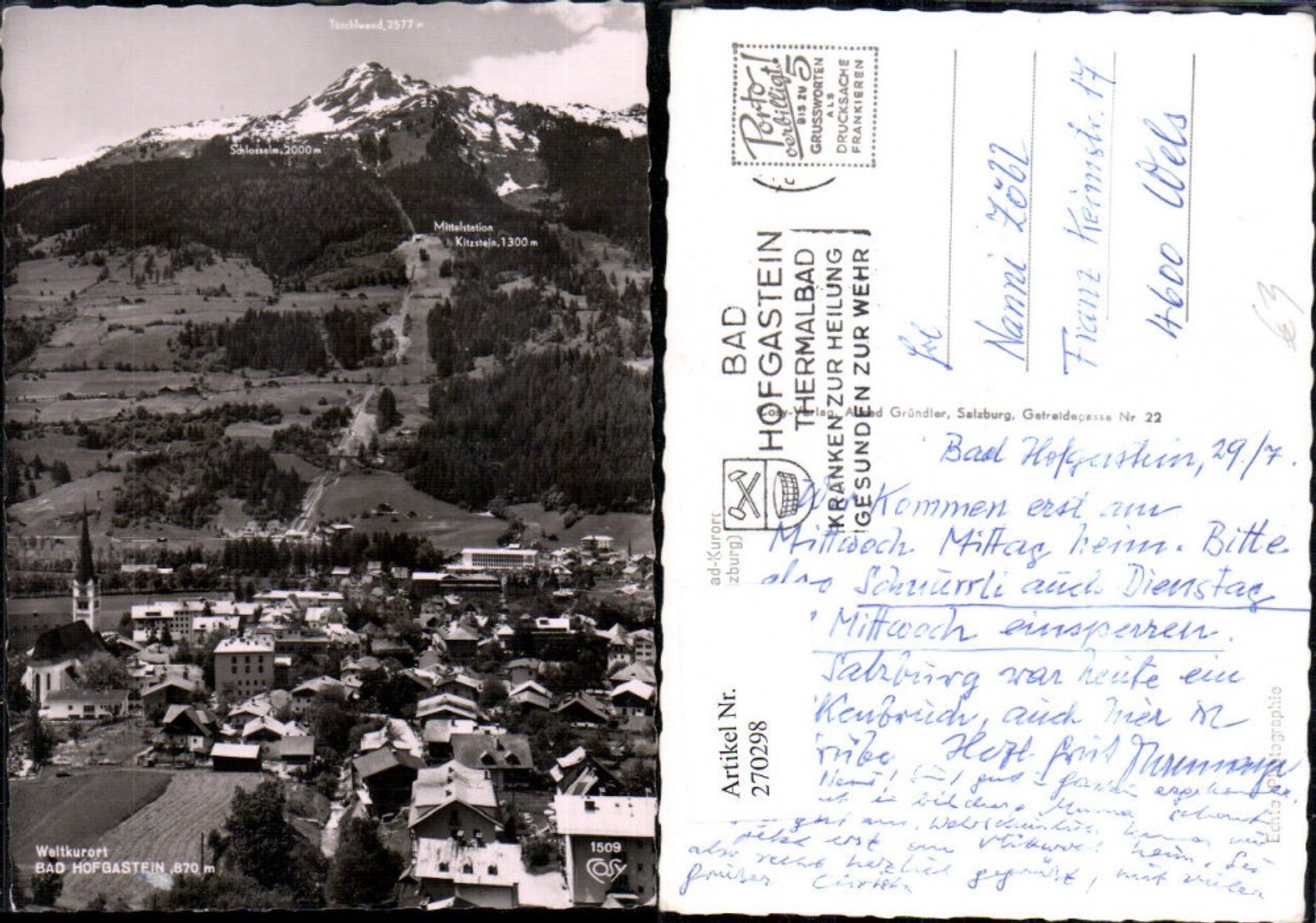 Alte Ansichtskarte – Old Postcard