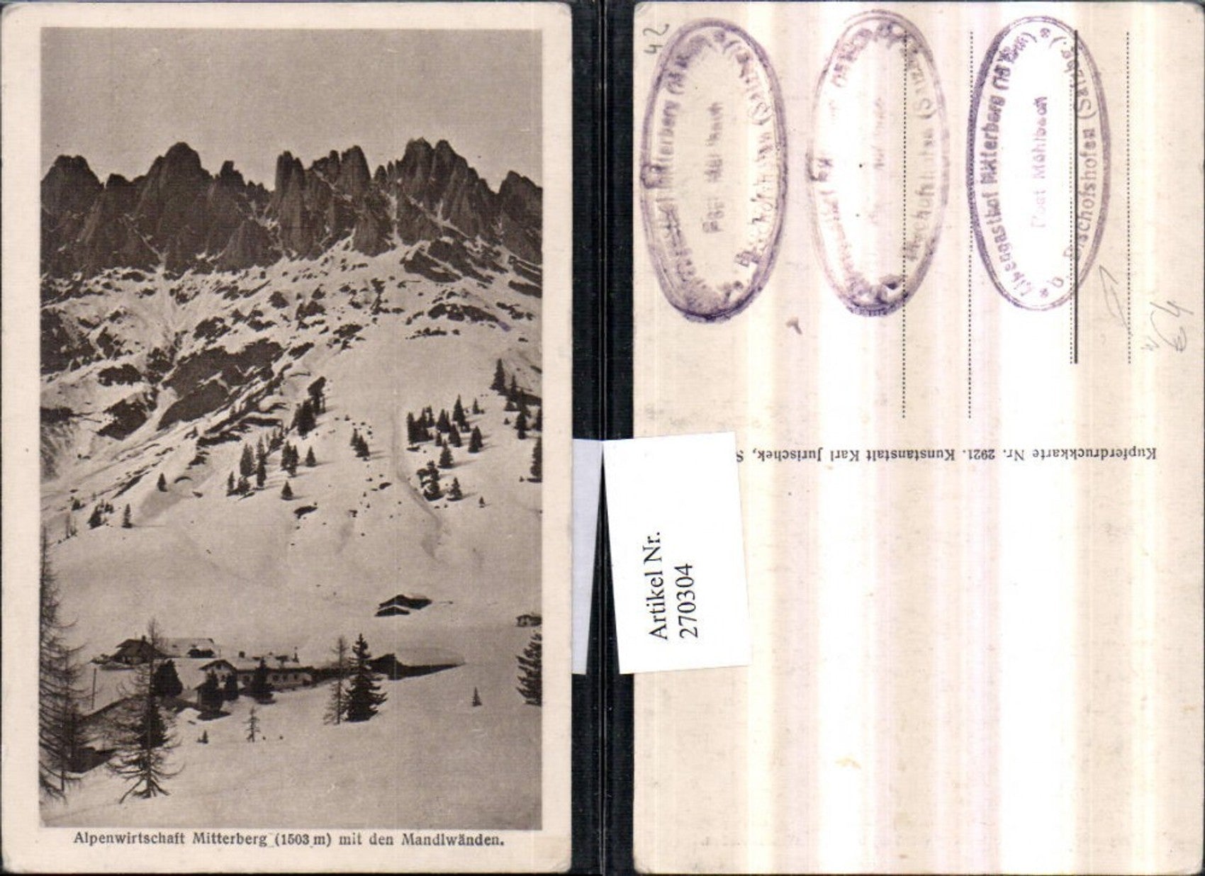 Alte Ansichtskarte – Old Postcard