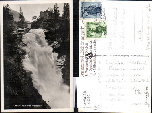 270316,Mittlerer Krimmler Wasserfall b. Krimml
