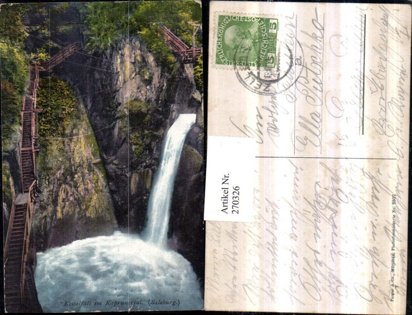 270326,Kesselfall Wasserfall im Kaprunertal b. Kaprun